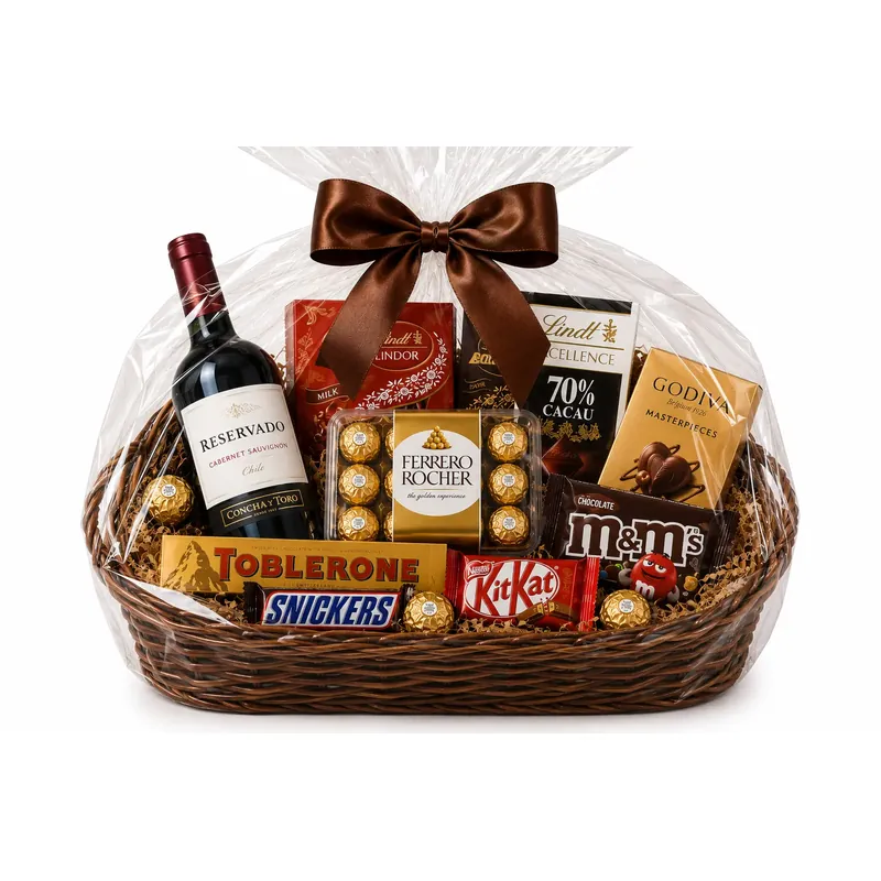 Cesta Vinho & Chocolate
